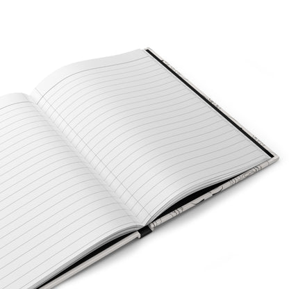 Elegant Hardcover Journal - Daily Notebook 2025 with Abstract Design