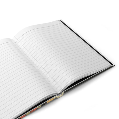 Elegant Hardcover Journal - Daily Notebook 2025 with Abstract Design