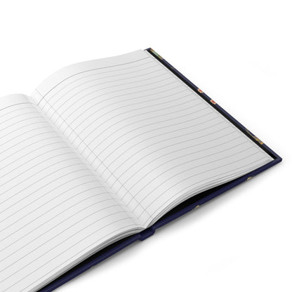 Elegant Hardcover Journal - Daily Notebook 2025 with Abstract Design